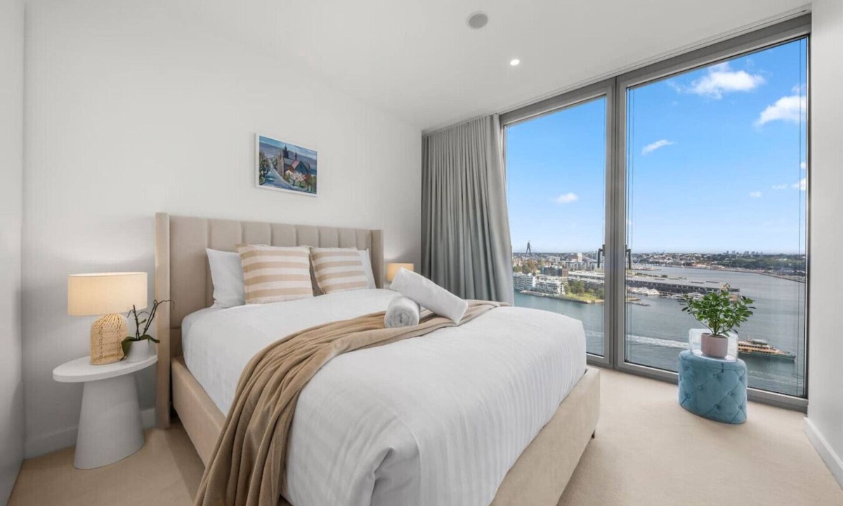 Barangaroo Apartment | 海滨CBD/奢华2室/可住6人/海港大桥/悉尼歌剧院