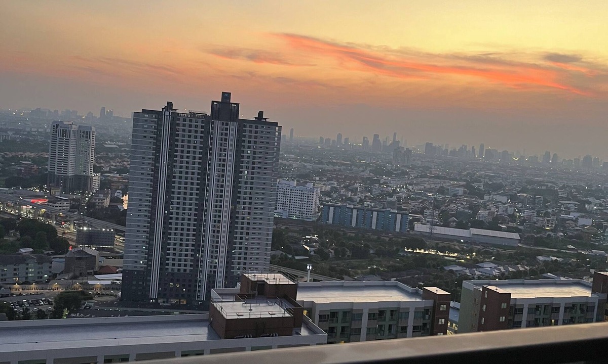 Suan Luang Condo | #1 Summer sunshine 29sqm Room with AC, fitness room, WiFi, pool, washing machine