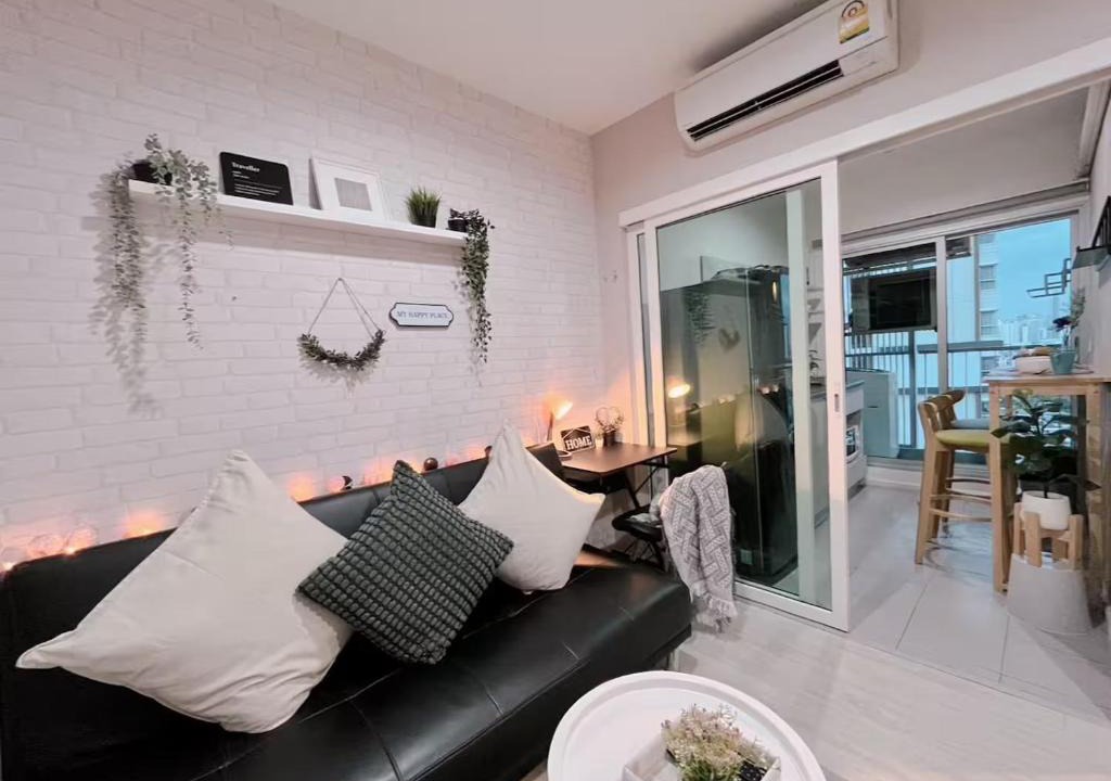 Thon Buri Apartment | 1BR Walk 1min to BTS 3min Mall Tapra WiFi 500MB
