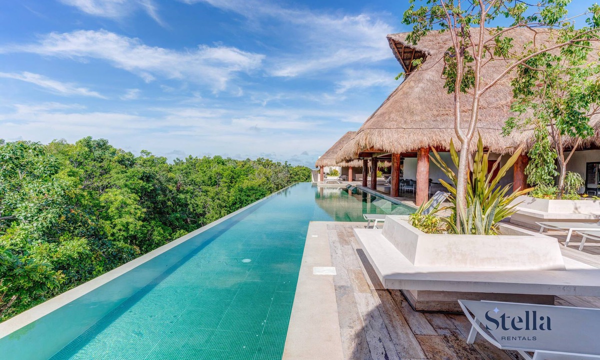 Tulum Condo | Aldea Zama Condo: Rooftop Infinity Pool and Spa