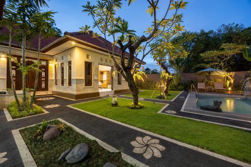 Sanur Kauh Villa | Arana Family Villa with Private Garden and Pool, 2BR, Kitchen, AC, free Parking