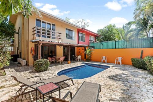 Potrero House | Charming Duplex in Playa Potrero Surfside Community, with a Private Pool, Cozy Interior and Walkable Access to the Beach