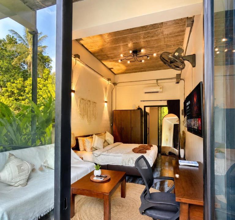 Srithanu Apartment | Jip Studio - 3mn ZenBeach - Garden View