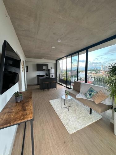 Rohrmoser Apartment | Loft moderno con vista panorámica