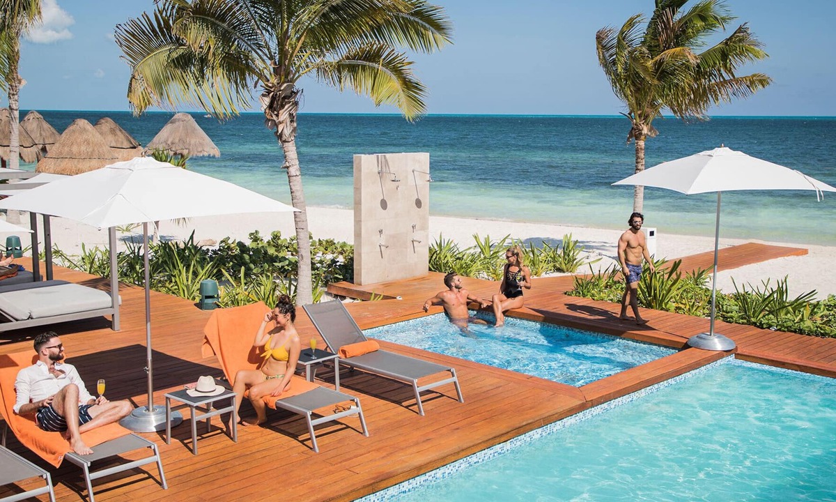Playa Mujeres Apartment | Luxury Condo + Beach & Marina View-La Amada-Cancun