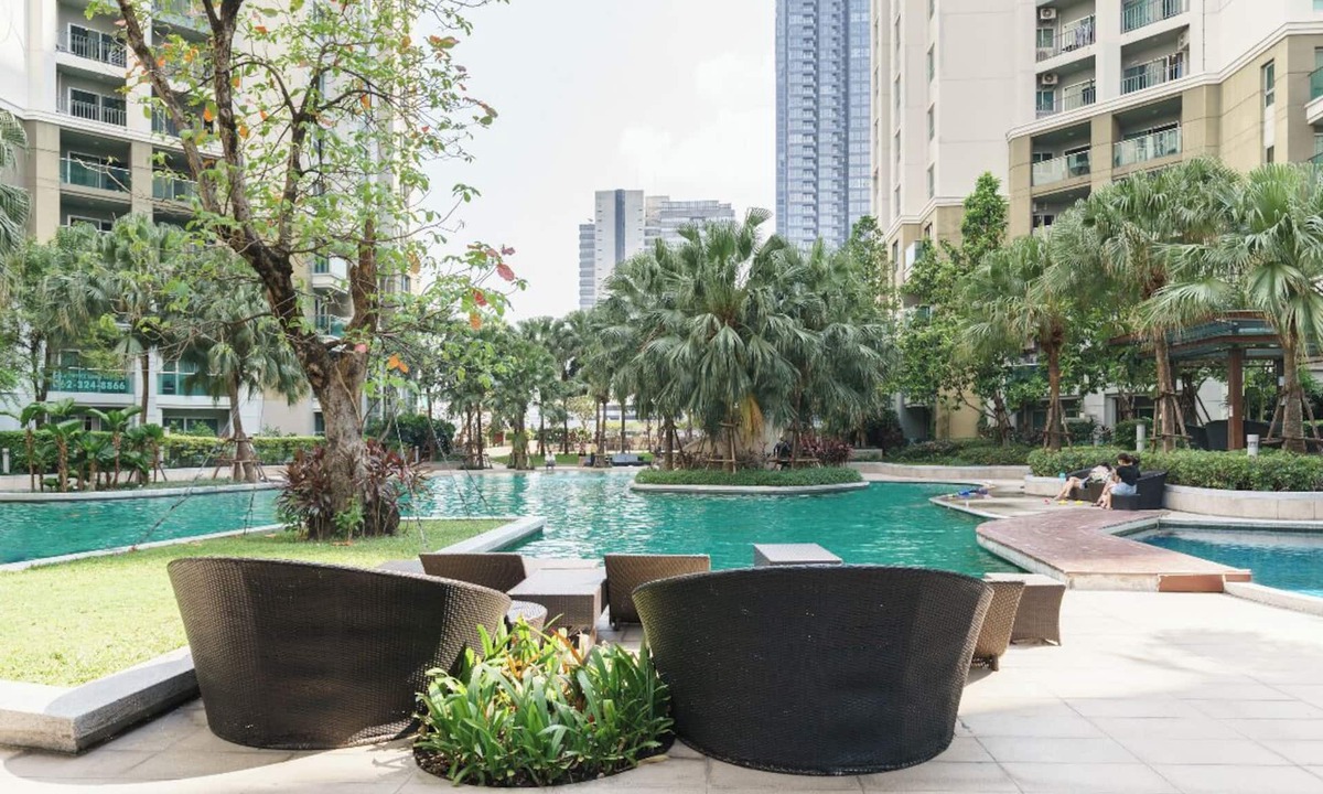 Rama 9 Apartment | Luxury Two-bedroom condo in Central Rama 9