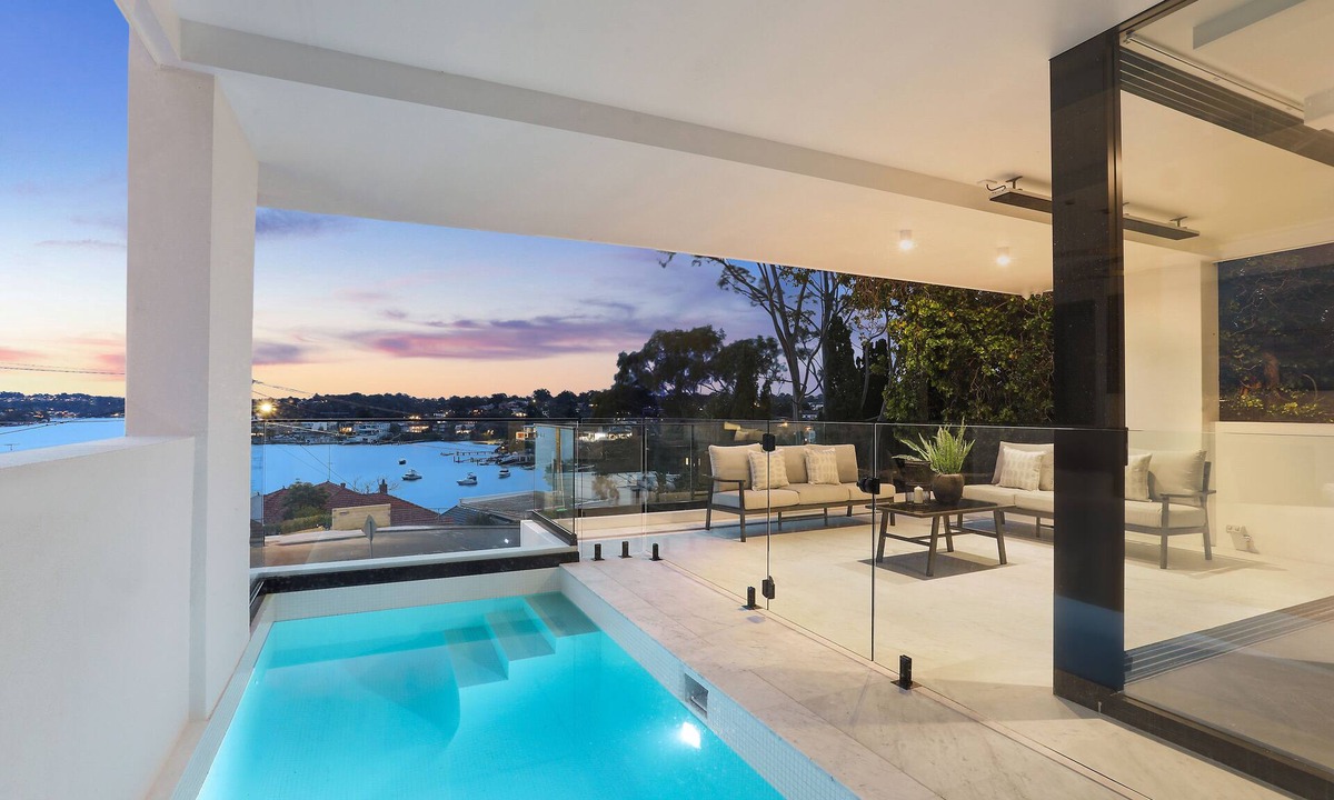 Kyle Bay House | Luxury Waterside Home - with pool and bay views! Near cafes & shops