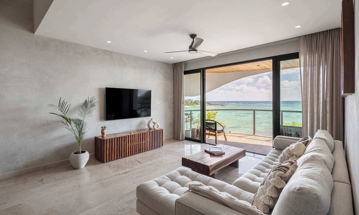 Tulsayab Condo | Oceanfront 3-Bed Luxury apt, kayaks Tulum