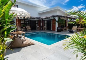 Manao Pool Villa 2 - 5 Mins Walk To The Beach