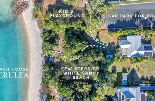 Hideaway Bay House | Absolute Beachfront with Ocean Views 3 Beds plus Pool