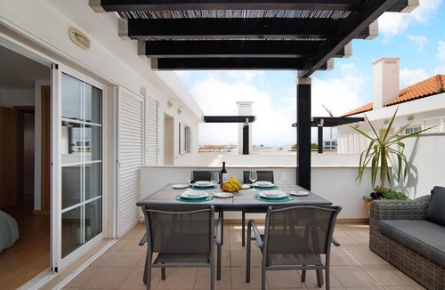 Conceicao e Cabanas de Tavira Apartment | Apartment 'Vista Mar' with Sea View, Wi-Fi and Air Conditioning