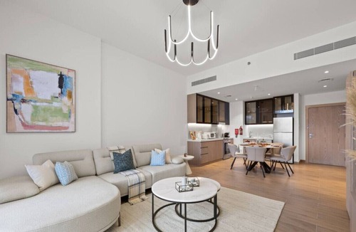 Dubai Apartment | Boho Bayfront 1BR in La Sirene 2 Seaport View