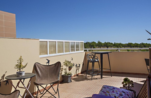 Conceicao e Cabanas de Tavira Apartment | Cabanas Gardens, 6px, terrace and barbecue