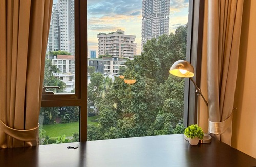Sukhumvit Apartment | Cozy Garden-View 1BR 700m BTS ThongLo, Sukhumvit49, Samitivej Hospital