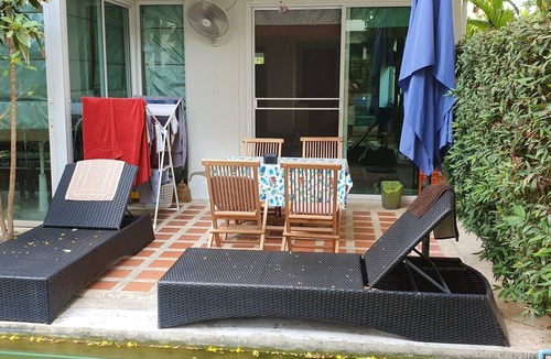 Nong Prue Apartment | Excellent condo 100 m2 with large garden