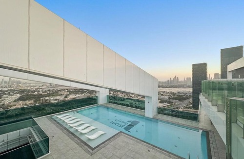 Bur Dubai Apartment | FIRST CLASS 2BR Panoramic Views of Dubai Frame