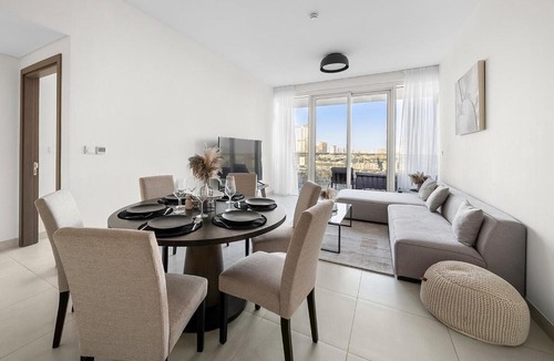 Bur Dubai Apartment | FIRST CLASS 2BR Panoramic Views of Dubai Frame