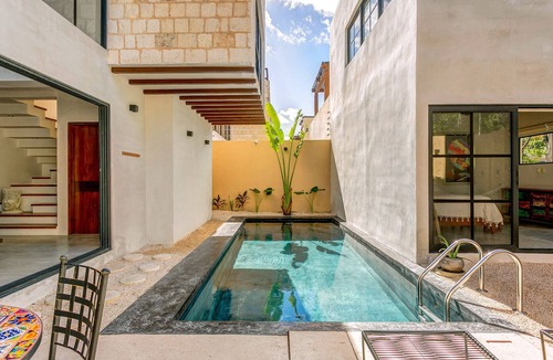 Tulum City Center Villa | Nature-Chic Villa with Rooftop and Lap Pools!