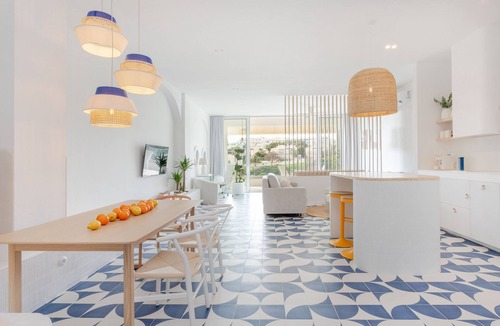 Porto de Mos Apartment | Ocean Studio by ENDLESS SUN modern comfort seaview WiFi parking rooftop pool