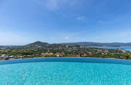 Bophut Villa | Panorama Summit - 5Bedroom Pool Villa with Sunset & Sunrise View