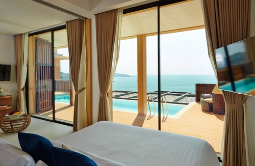Wichit House | Panoramic Two Bedroom Pool Villa with sweeping ocean view.