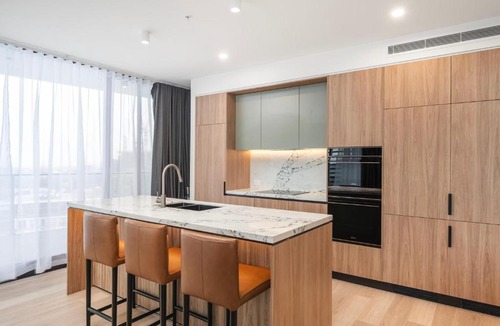 Newcastle West Apartment | Prestige 2BR Stay with Ocean Views - Rooftop and Cinema