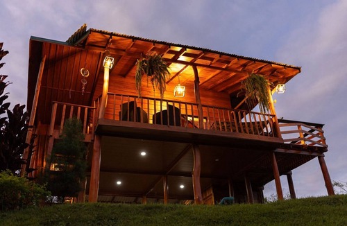Valle Azul Cabin | Romantic cabin with jacuzzi and mountain views | Breakfast included