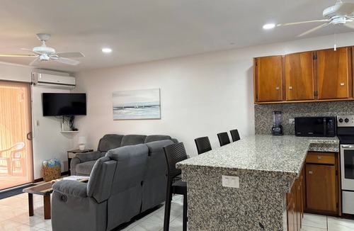 Potrero Condo | Steps to the beach, beautiful pool, sunsets and close to shops and restaurants!
