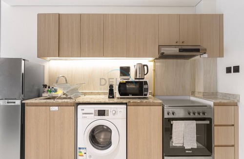 Dubai Apartment | Studio with Seamless Mall Access, Steps from the Bus Stop, Binghatti Stars