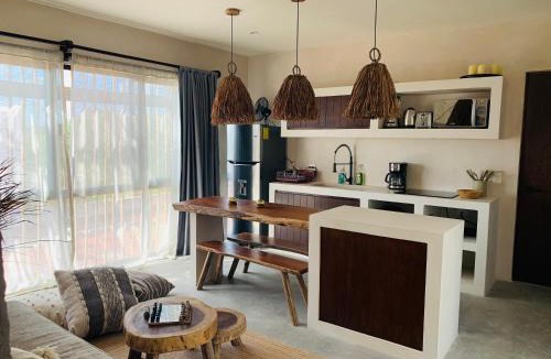 Tulum City Center Apartment | Vida Jungle Boho Apart 13 with special fee to access Hotel Bardo