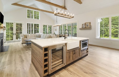 Morrisville House | Winter in Stowe! Modern Stream side Home