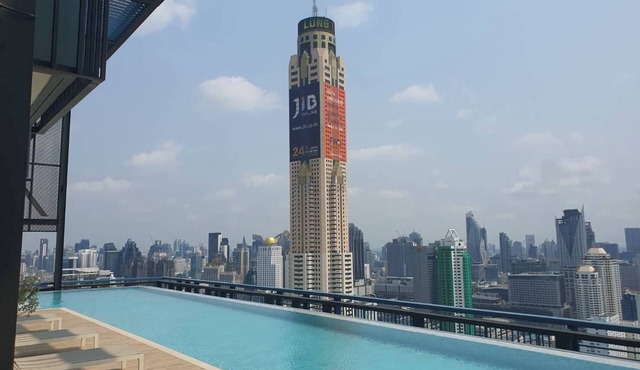 1.5 Bd Heated Pool Sky Kitchen Infinity Pool 10 min to Hospital Mall, Parks