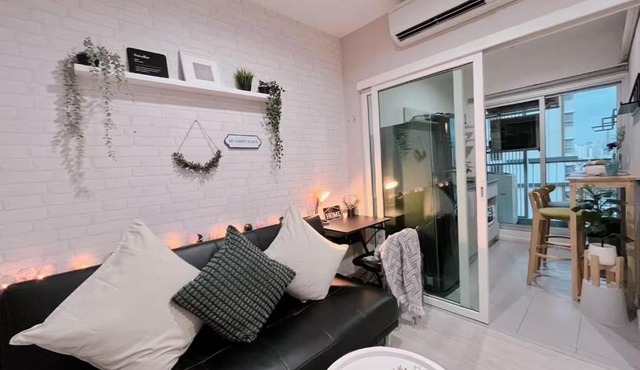 1BR Walk 1min to BTS 3min Mall Tapra WiFi 500MB