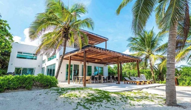 Beachfront 8BR Villa, Private Pool | Tulum