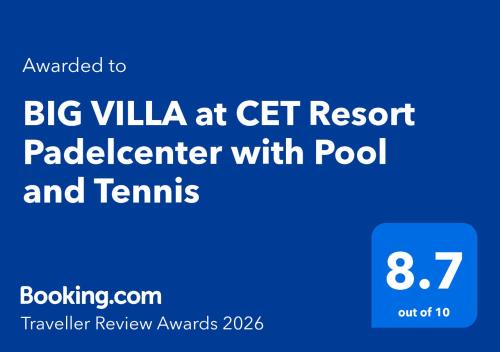 Big Villa 3 at CET Resort Rayong Padelcenter