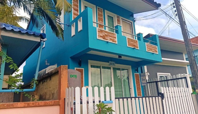 Bright Blue House