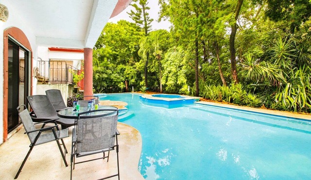 Colorful Mexican Style 2BR with Pool Views