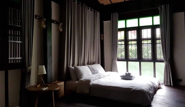 Cozy Thai style wooden villas in Thapae private make you feel at home.