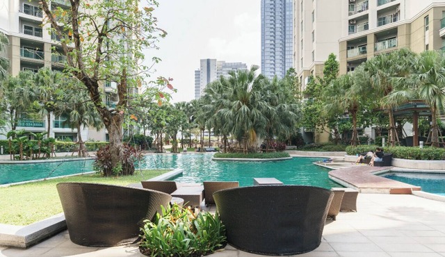 Cozy Two-bedroom condo in Central Rama 9