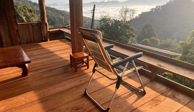 Escape Teak Wooden Cabin in Village, among deep high altitude mountain Chiangmai