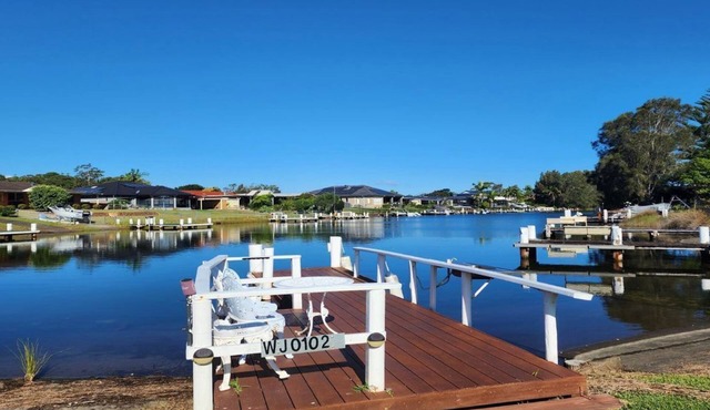 Fantastic water views and your own private jetty!