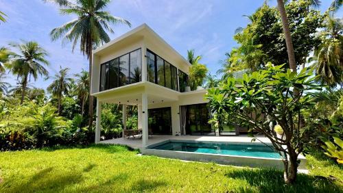 Four Moons Villa - Elegant 2BR - Private Pool - Hin Kong Beach