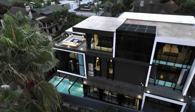 Futuristic Pool Villa with Stunning Mountain View
