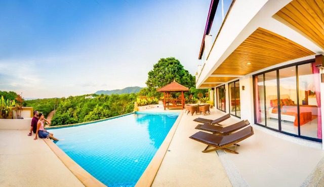 Huge Seaview Pool - Mountain House 4 bedrooms, Koh Lanta