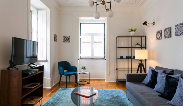 JOIVY Splendid 2BR flat in Bairro Alto, nearby Luís de Camões Sq.
