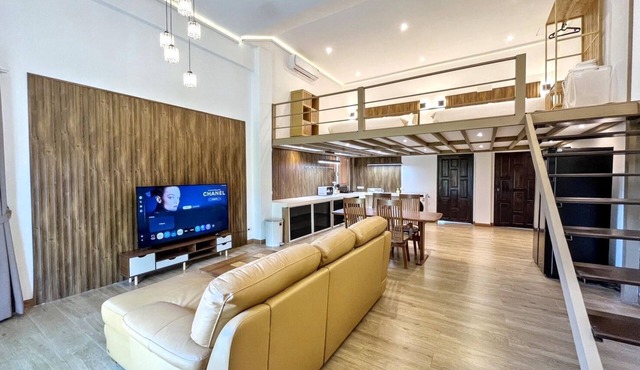 Khaolak LOFT Suite B with 2 King size beds 1 bathroom at Kokotel Montana Hotel
