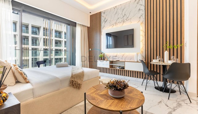 Open layout Studio with Balcony - Azizi Riviera , Al Merkadh