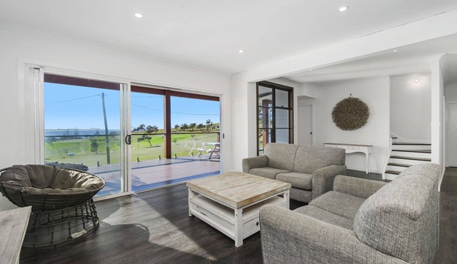 Oversized Executive Styled Home, Flat Walk To Town & Amazing Ocean Views!