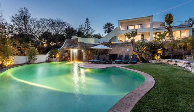 Private 7 bedroom property with 3 amazing swimming pools and superb coastal view