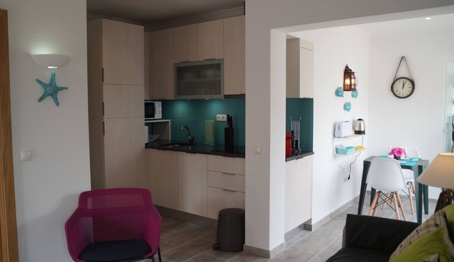 Remodeled Apt. in Pedras d'El Rei overlooking the Atlantic Ocean and Ria Formosa